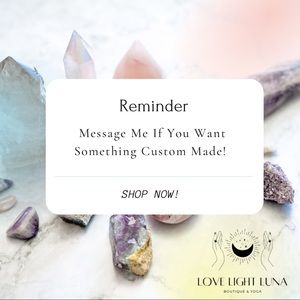 ✨Reminder- Message Me If You Want Something Custom Made!